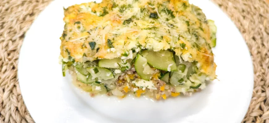 Запеканка из телятины с овощами